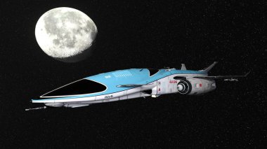 Uzay gemisi 3d cg render