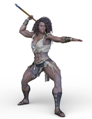 3D cg işleme seksi savaşçı