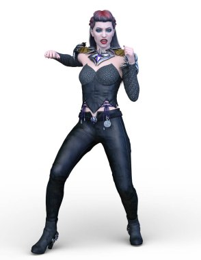 3D cg işleme karanlık kahraman