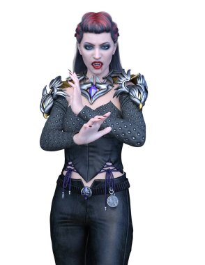 3D cg işleme karanlık kahraman