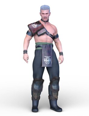 güçlü adam 3D cg render