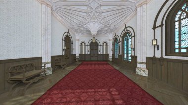 3D cg işleme ikamet 