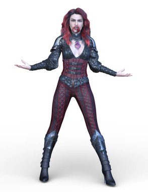 3D cg işleme karanlık kahraman