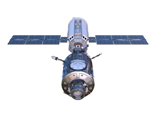 Відображення Космічного Супутника — стокове фото