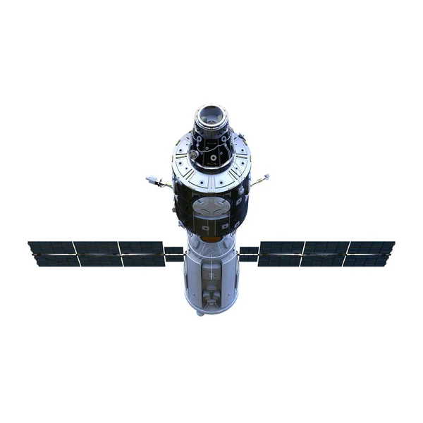 Rendering Del Satellite Spaziale — Foto Stock