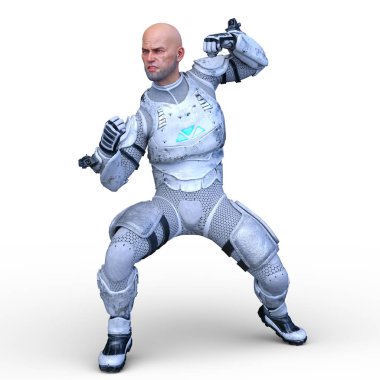 3D cg işleme kahraman