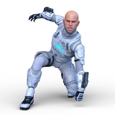 3D cg işleme kahraman