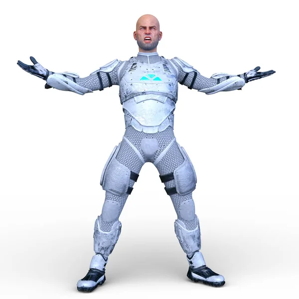 3D cg işleme kahraman