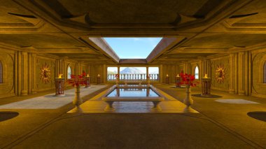 3D cg işleme ikamet