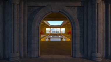 3D cg işleme ikamet