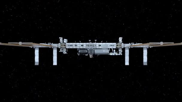 Rendu Satellite Spatial Éléments Cette Image Fournis Par Nasa — Video