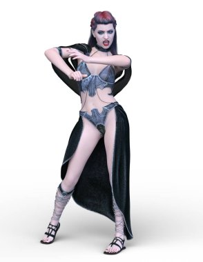 3D cg işleme karanlık kahraman