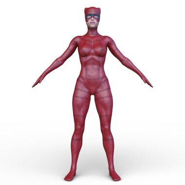 3D cg işleme kahraman