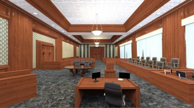 3D cg işleme Adliye