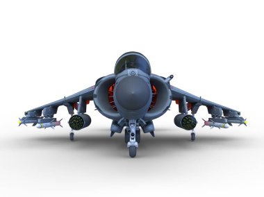 3D cg işleme avcı uçağı