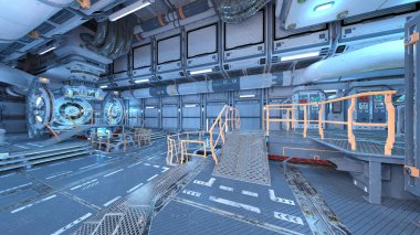 Uzay gemisi 3d cg render