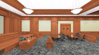 3D cg işleme Adliye