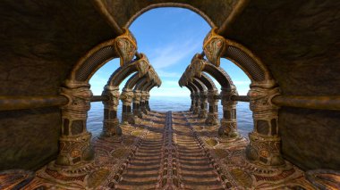 koridor oluşturma 3d cg işleme