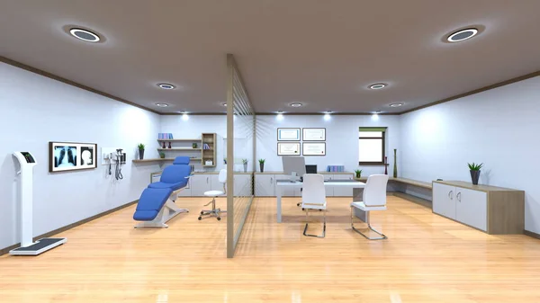 3D CG rendering of Medical space