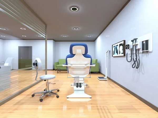 Rendering Medical Space — Stock Photo, Image