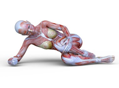 Kas kadının 3D cg işleme