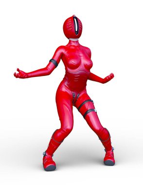 tayt kadının 3d cg işleme