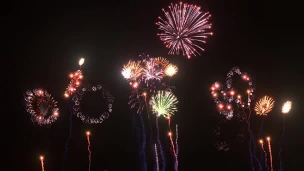 Rendering Fireworks — Stock Video