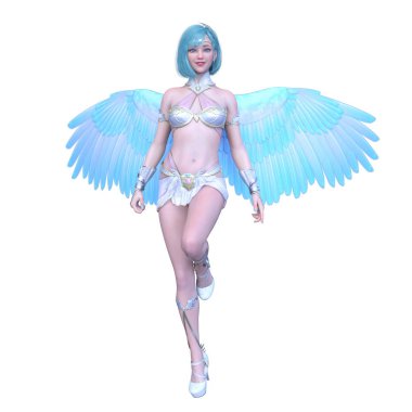3D cg işleme etkin kız