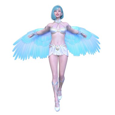 3D cg işleme etkin kız