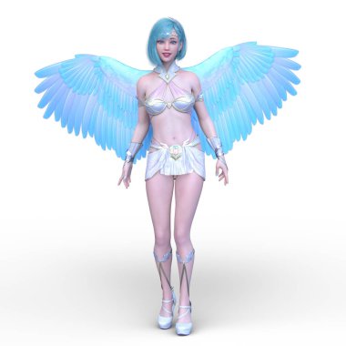 3D cg işleme etkin kız