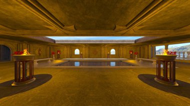 3D cg işleme ikamet