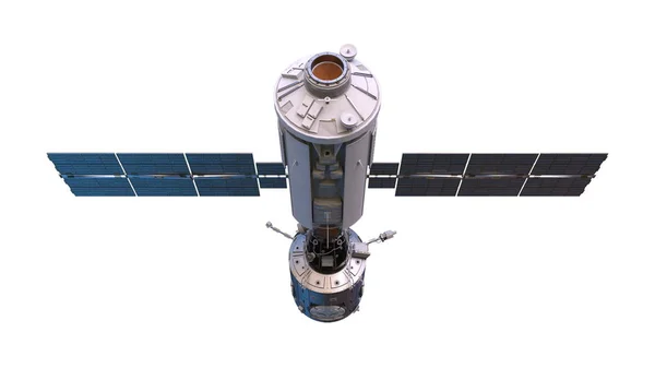 Rendering Del Satellite Spaziale — Foto Stock