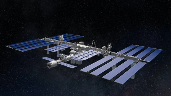 Rendering Space Satellite — Stock Photo, Image