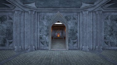 3D cg işleme antik kalıntıları