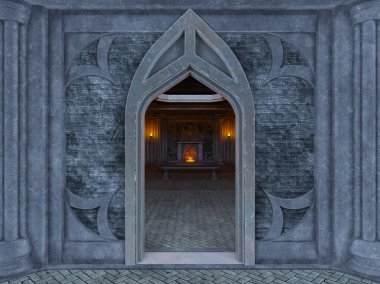 3D cg işleme antik kalıntıları