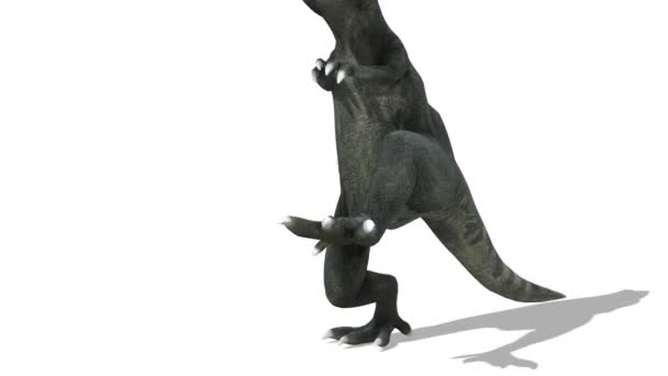 Renderização Dinossauros — Vídeo de Stock