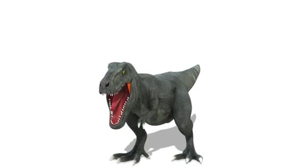 Renderizado Dinosaurios — Vídeos de Stock