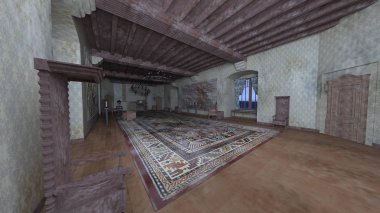 Korku evi 3d cg render