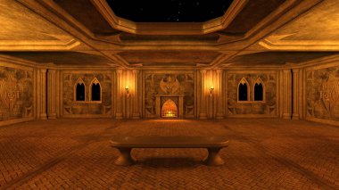 3D cg işleme ikamet 