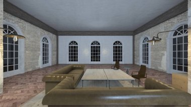 bar Oda 3d cg işlenmesi