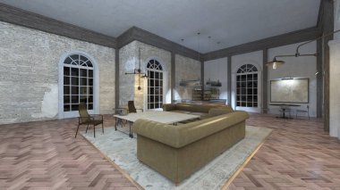 bar Oda 3d cg işlenmesi