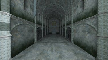 Hapishane 3d cg render