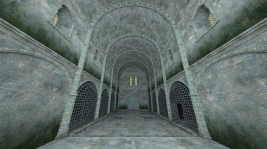 Hapishane 3d cg render