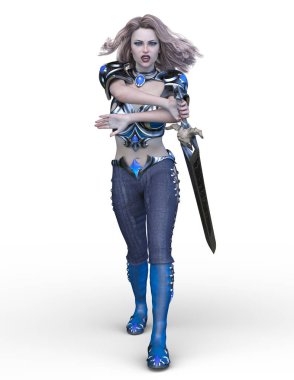 3D cg işleme seksi savaşçı