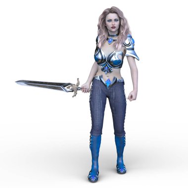 3D cg işleme seksi savaşçı