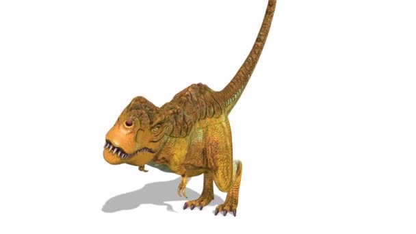 Renderização Dinossauros — Vídeo de Stock