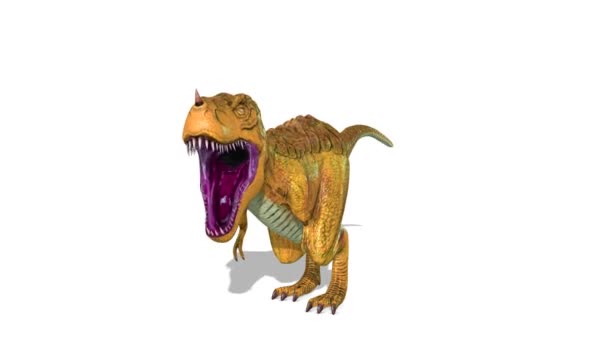 Dinozorlar Render — Stok video