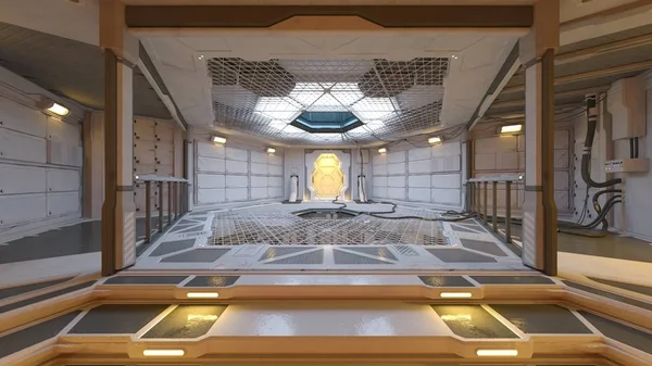 3D CG rendering of modern indoor