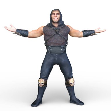 güçlü adam 3D cg render