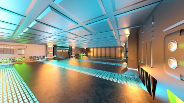 teknoloji alanı 3D CG render